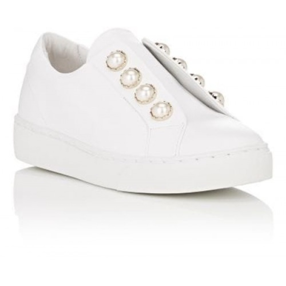 Helena & Kristie Embellished Leather Slip-on